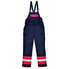 Portwest Bizflame Plus Flame Resistant High Vis Tape Bib And Brace