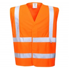 Portwest Workwear Mens High Visibility Flame Retardant Waistcoat
