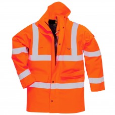 Portwest Gore-tex High Visibilty Orange Parka Jacket