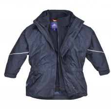 Portwest Workwear Junior 3 In 1 Jacket In Navy