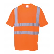 Portwest Work Wear Rail Industry Hi-vis T-shirt