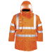 Portwest Workwear Hi-vis 7-in-1 Traffic Jacket, Go/rt In Orange