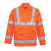 Portwest Work Wear Rail Industry Hi-vis Poly-cotton Jacket