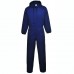 Portwest Workwear Hooded Spray Coverall In Navy And Royal
