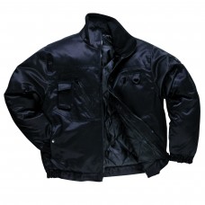 Portwest Workwear Denver Jacket In Black And Navy