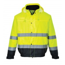 Hi-vis Two Tone Bomber Jacket