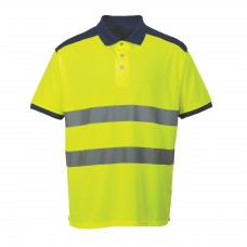Hi-vis Contrast Polo Shirt