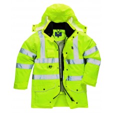 Portwest Work Wear Hi-vis 7-in-1 Traffic Jacket