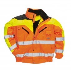 Contrast Plus High Visibility Bomber Jacket
