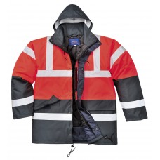 Portwest Work Wear Hi-vis Contrast Traffic Jacket