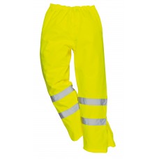 Portwest Workwear Hi-vis Breathable Trousers In Yellow