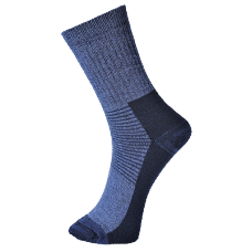 Portwest Workwear Thermal Sock In Blue And Grey