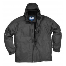 Portwest Workwear Delaware Jacket In Navy And Black