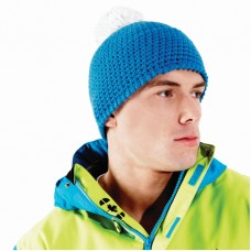 Beechfield Adult's Thermal Banded Slopeside Waffle Knit Beanie Hat