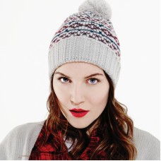 Beechfield Adult's Nordic Pattern Snowstar Beanie Hat