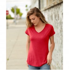 Anvil Women's Tri-blend V-neck Tee