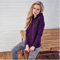 Awdis Just Hoods Women's Girlie College Hooded Sweatshirt