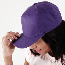 Beechfield Adult's 5 Panel Retro Style Contrast Snapback Cap
