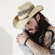 Beechfield Adult's Handmade Straw Cowboy Hat