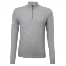 Calloway Men's Merino Wool 1/4 Zip Sweater