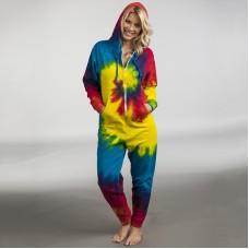 Rainbow Tie-die All-in-one