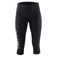 Craft Women's Training Wear Ergonomic Shaped Pure Capri Sports Tights
