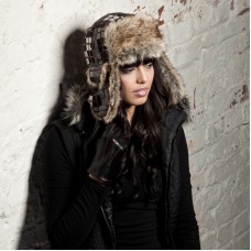 Fashion Hat House Adult's Faux Fur Trim Radford Trapper Hat