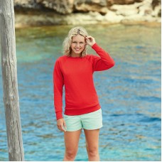 Fruit Of The Loom Women's Lady Fit Lightweight Raglan Sweatshirt