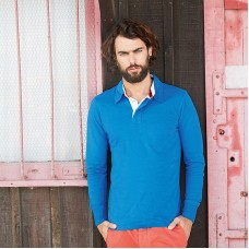 Kariban Vintage Adult's Extra Soft Long Sleeve Rugby Shirt