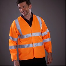 Hi Vis Long Sleeve Waistcoat (hvj200)