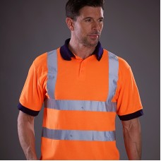 Hi Vis Short Sleeve Polo (hvj210)