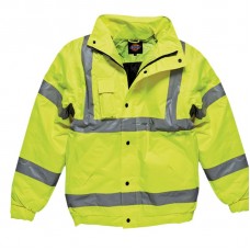 Dickies Men's Hi-vis Bomber Jacket