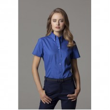 Kustom Kit Women's Corporate Oxford Short Sleeve Blouse