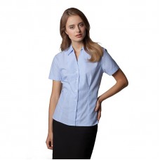 Kustom Kit Women's Pin Stripe Short Sleeve Shirt