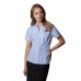 Kustom Kit Women's Pin Stripe Short Sleeve Shirt