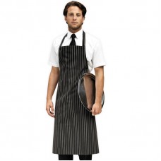 Premier Butchers Style Striped Bib Apron