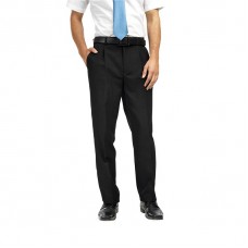 Premier Men's Single Pleated Polyester Trousers