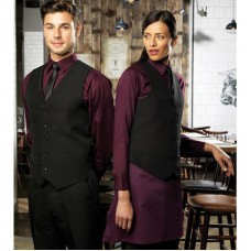 Premier Women's 4 Button Lined Polyester Waistcoat