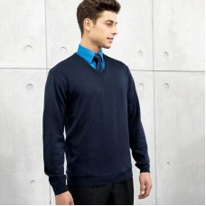 Premier Men's Knitted V-neck Sweater