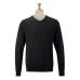 Russell Collection Mens Contemporary V-neck Knitted Sweater