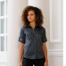 Russell Collection Women's Roll-sleeve 3/4 Sleeve Shirt
