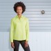 Russell Collection Ladies Easycare Long Sleeved Poplin Fabric Shirt