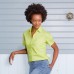 Russell Collection Ladies Easycare Short Sleeved Poplin Fabric Shirt