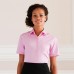 Russell Collection Ladies Easycare Short Sleeved Cotton Poplin Shirt