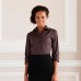 Russell Collection Women's Easycare 3/4 Sleeve Fitted Shirt