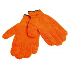 Essentials Adult's Orange Criss Cross Gloves