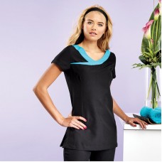 Premier Women's Ivy Contrast Beauty And Spa Tunic