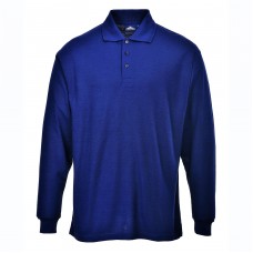 Portwest Men's Heavyweight Long Sleeve Polo Shirt