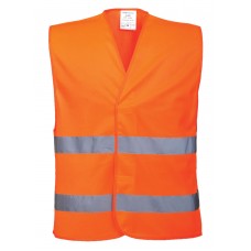 Portwest High Visibility Two Band Safety Vest