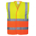 Portwest Yellow/orange Two Tone High Visibility Safety Vest